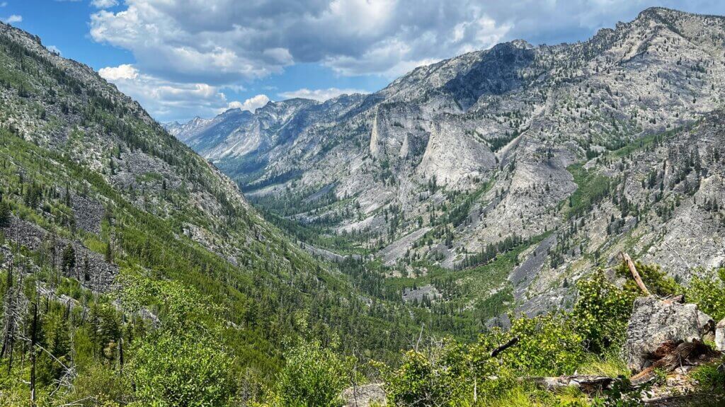 Blodgett Canyon overlook in the Bitterroot National Forest, Montana. Credit: Gatherandgotravel.com