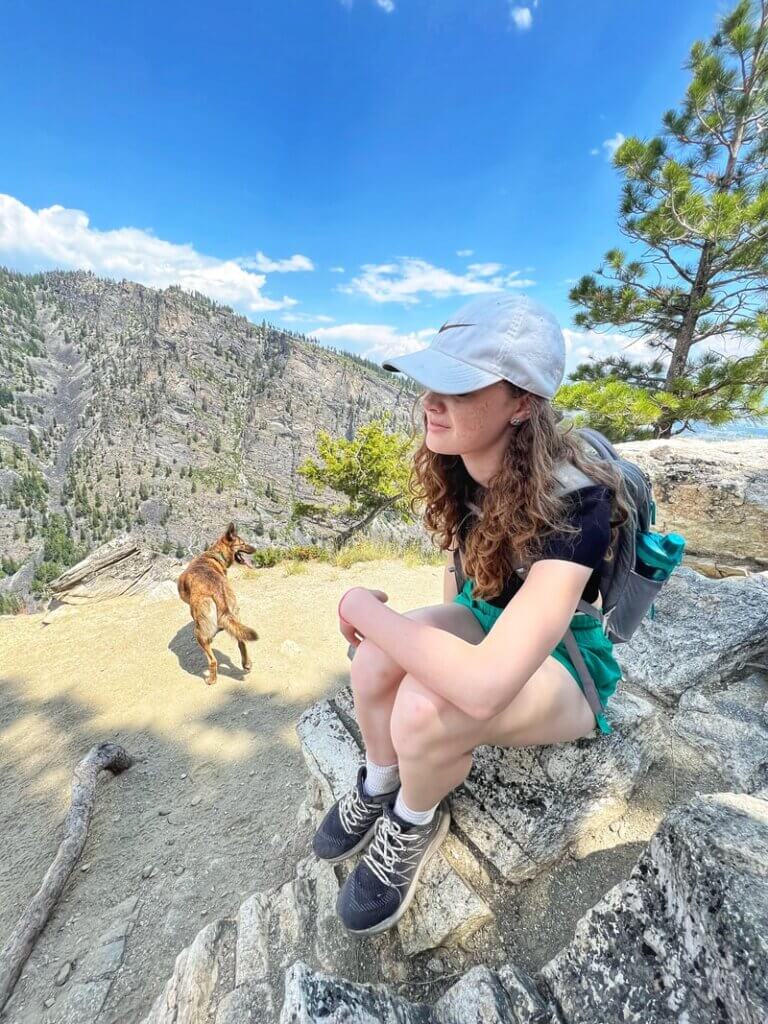 Lunch spot on Blodgett Canyon Overlook trail in Montana. Credit: Gatherandgotravel.com