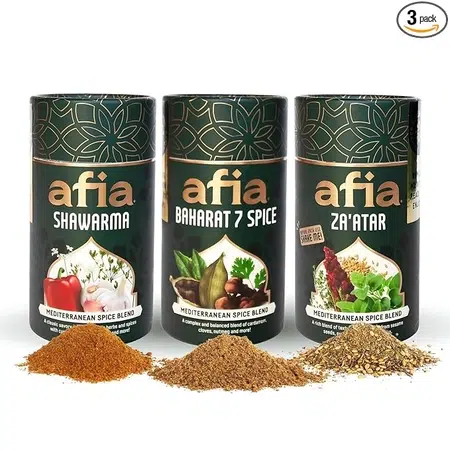 Middle Eastern spice set sold by Afia on Amazon.com