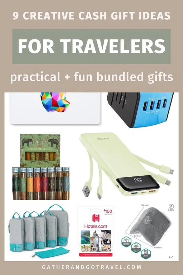 Pinterest image for Gather and Go Travel article "9 Best Bundled Gift Ideas for Travelers"