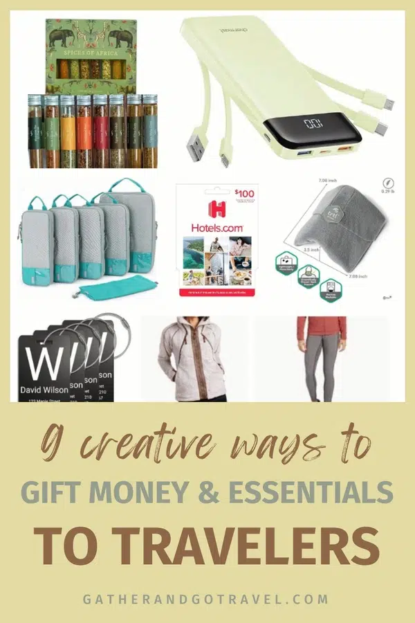 Pinterest image for Gather and Go Travel article "9 Best Bundled Gift Ideas for Travelers"