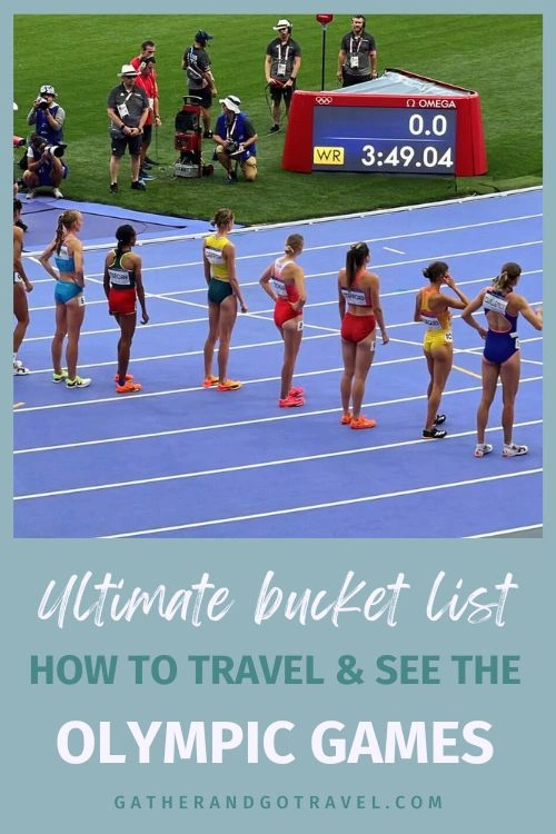 Pinterest pin image for Gather and Go Travel article "How to Plan a Trip to the Next Olympics: What to Know"